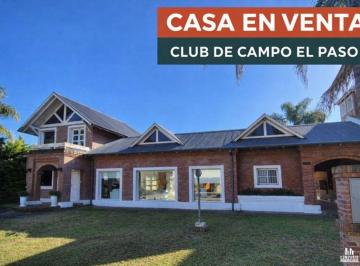 Imagen 1 · Casa en Venta – Club de Campo El Paso | Santo Tomé