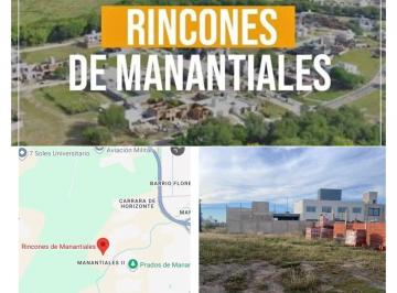 Terreno , Córdoba · Rincones de Manantiales. 258 m - Apto Duplex. Excelente Ubicacion.