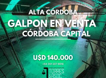 Bodega-Galpón de 6 ambientes, Córdoba · Galpón en Venta en Alta Córdoba | Lote 12×40 | Oficinas, Entrepiso y Acceso Para Camiones