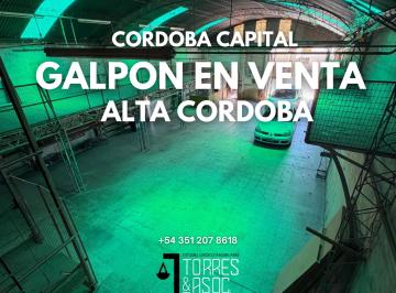 Bodega-Galpón de 6 ambientes, Córdoba · Galpón en Venta en Alta Córdoba | Lote 12×40 | Oficinas, Entrepiso y Acceso Para Camiones
