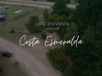 Terreno , Costa Esmeralda · Terreno en Venta 1000 m² - Costa Esmeralda
