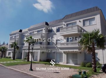 Departamento · 66m² · 2 Ambientes · 1 Cochera · Departamento 2 Ambientes en Venta, Palmas del Sol, Pilar