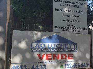 LAO-LAO-1079_2 · Venta! Casa a Reciclar o Lote Apto Desarrollo! Saavedra!