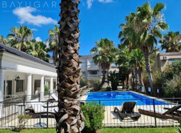 Departamento · 59m² · 2 Ambientes · 1 Cochera · Venta - Departamento en Palmas del Sol - Planta Baja con Jardín - Apto Crédito