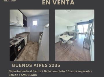 Departamento de 1 ambiente, Rosario · Monoambiente Amoblado en Venta Buenos Aires 2235