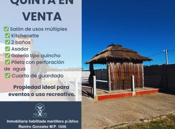 Casa · 2 Ambientes · Casa Quinta con Pileta