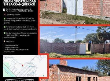 Terreno · 80m² · Casa a Terminar. pje. Fortín Los Pozos (Casi Nicolás Acosta)