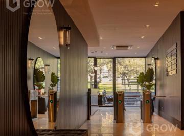 Oficina comercial · 220m² · 1 Ambiente · 1 Cochera · Oficina Premium en Alquiler a Estrenar, Frente Al Parque Las Heras