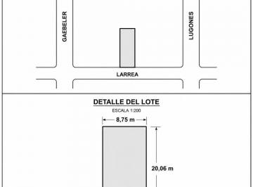 Plano · Venta Casa de 5 Ambientes en Lote de 178 m² en Morón