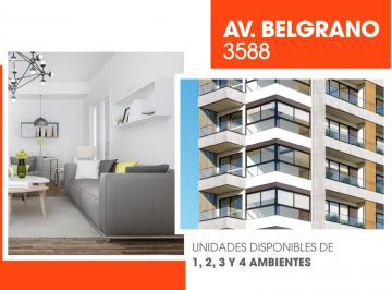 Departamento · 44m² · 2 Ambientes · Av Belgrano 3588 1°a - 2 Ambientes de Pozo con Balcón