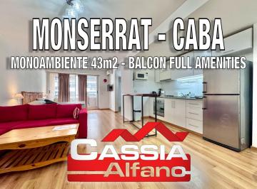 Departamento · 46m² · 1 Ambiente · 1 Cochera · Depto. Monoambiente Super Amplio con Cochera y Amenities Apto Prof.