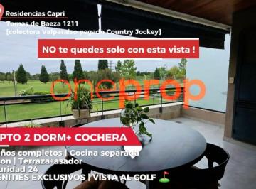 Departamento de 4 ambientes, Córdoba · La Mejor Vista Al Golf! Depto + Cochera Condominio Capri Pegado a Circunvalación