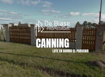 Terreno , Ezeiza · Lote en Barrio El Porvenir