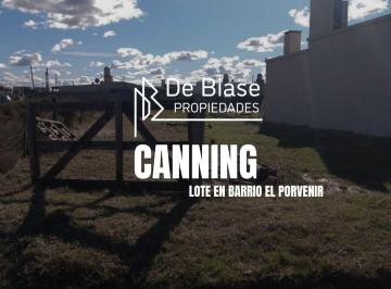 Terreno , Ezeiza · Lote en Barrio El Porvenir