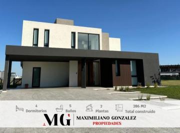 Casa · 266m² · 7 Ambientes · 4 Cocheras · Casa Venta Terralagos Cannning