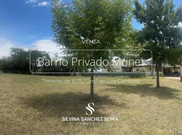 Terreno · 1075m² · Terreno de 1075 m² en Venta, Barrio Privado Monet