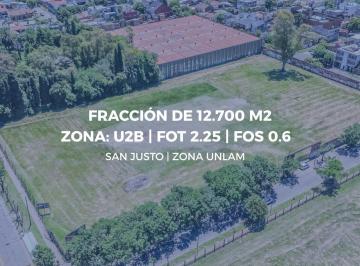 Terreno · 12700m² · Oportunidad Única | Lote | Fracción | Apto Desarrollo Inmobiliario | San Justo | Unlam