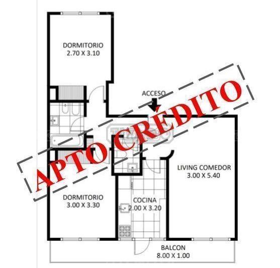 Departamento en venta en Palermo · 3 ambientes