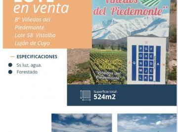 Terreno · 524m² · Terreno - Vistalba