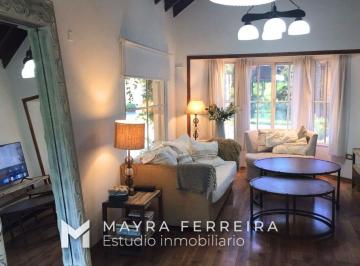 Casa · 150m² · 5 Ambientes · 1 Cochera · Casa en Venta 5 Ambientes en Campos de Echeverria, Canning - Amoblada