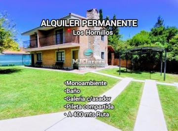 Casa · 50m² · 1 Ambiente · 1 Cochera · Alquiler Permanente Los Hornillos