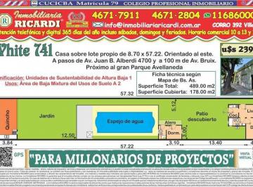Casa · 178m² · 3 Ambientes · Para Millonarios de Proyectos Lote Largo Mitad de Cuadra