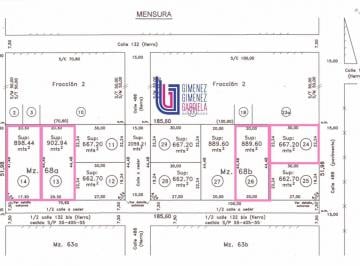 Terreno · 903m² · Venta 132 Bis y 489 Lotes Terreno Gorina Escritura Perfecta