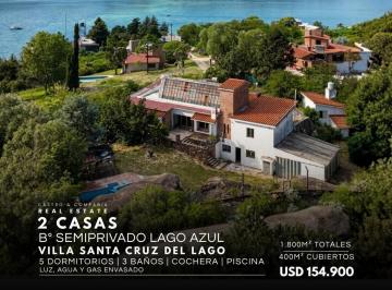 Casa · 400m² · 10 Ambientes · 1 Cochera · Venta Casa en Lago Azul (Barrio Semi Cerrado) | Vista a Las Sierras | Lote 1.800 m² y Casa de Casero