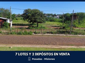 Terreno , Posadas · Venta de 7 Lotes y 1 Lote con Deposito