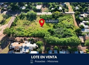 Terreno , Posadas · Venta de 7 Lotes (8.400 M²)
