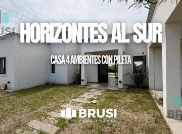 Casa · 123m² · 4 Ambientes · 1 Cochera · Casa en Venta en Horizontes Al Sur - 4 Ambientes
