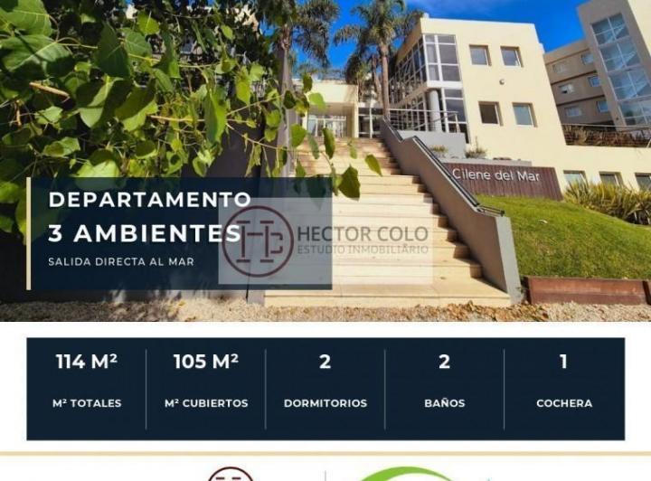 Departamento · 105m² · 3 Ambientes · 1 Cochera