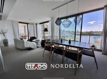Departamento · 153m² · 4 Ambientes · 2 Cocheras · Venta Departamentos con Tres Dorm. en Suite, a Estrenar, Al Rio en Nordelta