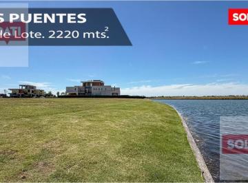 Terreno · 2223m² · Doble Terreno Al Agua, Los Puentes, Nordelta