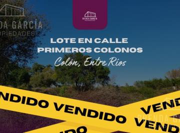 Terreno · 1220m² · Terreno en Venta Sobre Primeros Colonos - Colon
