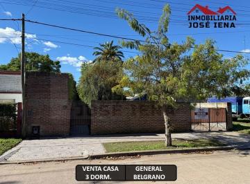 Casa de 5 ambientes, General Belgrano · Casa 3 Dorm. Dentro de Avs Principales. Calle Vicente López Nº 125 - General Belgrano.