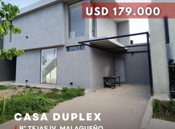 Casa · 135m² · 5 Ambientes · 1 Cochera · Venta Casa de 2 Dorm. con Lote Cancelado y Financiación en Barrio Privado Tejas 4 - Malagueño