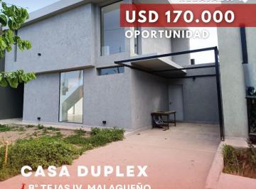 Casa · 135m² · 5 Ambientes · 1 Cochera · Venta Casa de 2 Dorm. con Lote Cancelado y Financiación en Barrio Privado Tejas 4 - Malagueño