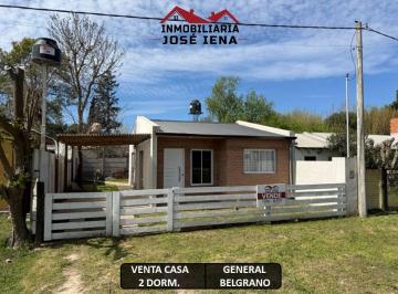 Casa de 3 ambientes, General Belgrano · Casa 2 Dorm. Ubicada en Calle 125 E/ 60 y 62 – General Belgrano.