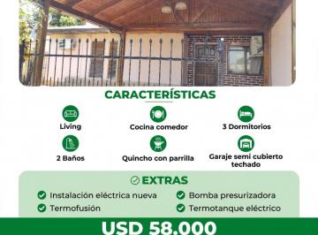 Casa · 100m² · 4 Ambientes · 1 Cochera · Casa en Venta con Título Al Dia