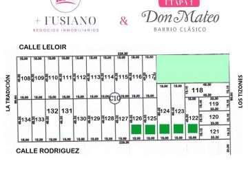 Terreno · 679m² · Venta Terrenos en Don Mateo Etapa 1 - Barrio Abierto - Funes