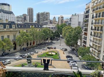VISTAS REALES · Venta Piso Frente a Plaza Carlos Pellegrin Libertad y Alvear Seguridad 24hs Cochera y Vista Depend