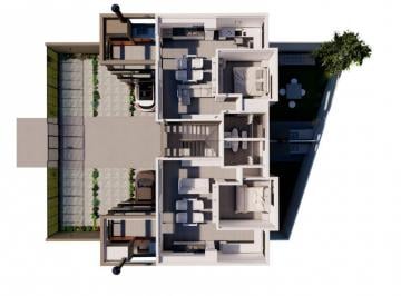 Departamento · 44m² · 2 Ambientes · 1 Cochera · En Pozo - Planta Baja con Patio/jardin + Parrilla + Cochera.
