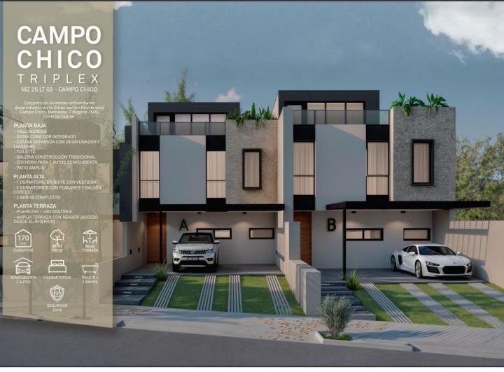 Casa · 170m² · 4 Dormitorios · 2 Cocheras