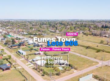 Terreno · 833m² · Amplio Terreno en Funes Town con Añosa Forestación Frentista