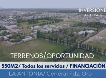 Terreno · 550m² · Oportunidad! Terrenos Venta y Cuotas Fijas en $$$$
