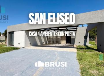 Casa · 174m² · 4 Ambientes · 4 Cocheras · Casa en Venta en San Eliseo Golf - 4 Ambientes - Una Planta