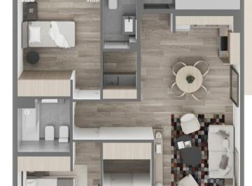 Departamento · 85m² · 3 Ambientes · Venta en Construccion, Semipiso Departamento 3 Ambientes en Suite, Toilette y Baulera en Colegiales