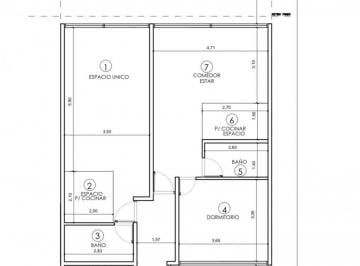 Departamento · 30m² · 1 Ambiente · Venta Departamento 1 Amb de Pozo - Amplia Financ.