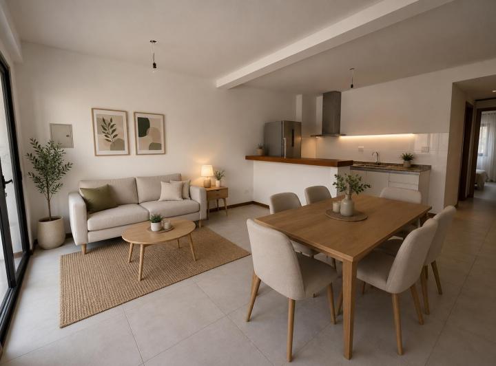 Departamento · 67m² · 2 Ambientes · 1 Cochera